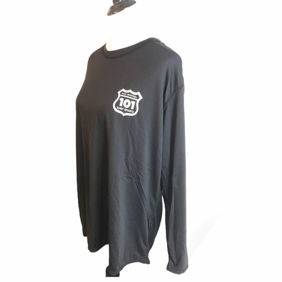 101 Surf Sports Long Sleeve Shirt Black Size Large - Picture 2 of 9